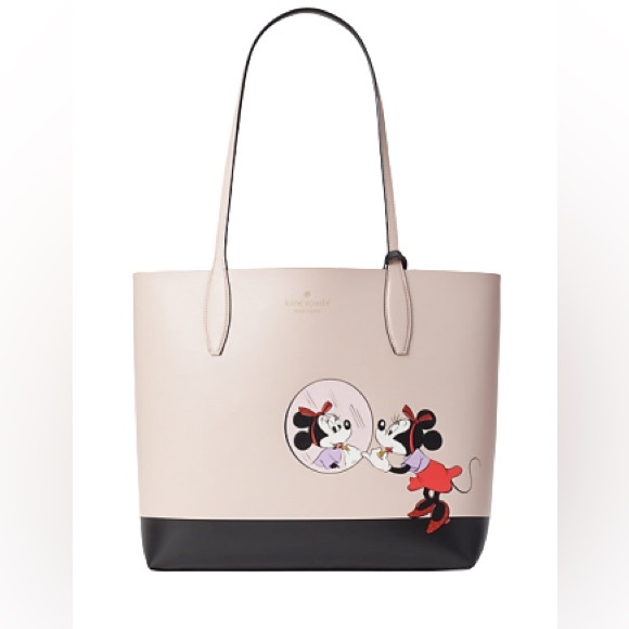 Kate Spade New York Disney X Minnie Mouse Large Reversible Tote with Wristlet